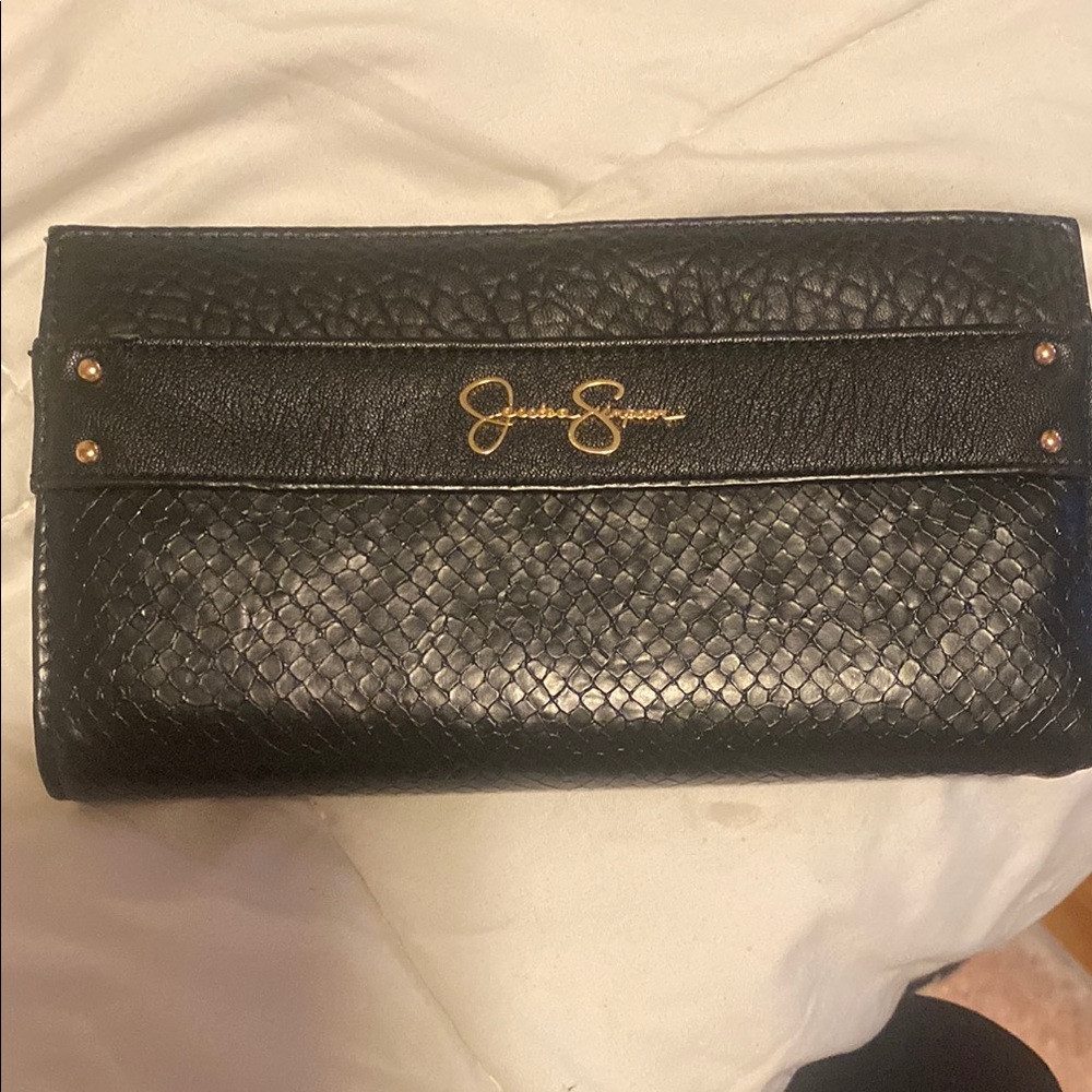 Jessica Simpson Black Clutch wallet